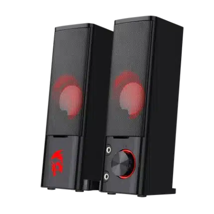 Redragon GS550 Orpheus PC Gaming Speakers, 2.0 Channel Stereo Desktop Computer Sound Bar with Compact Maneuverable Size